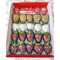 25pcs Valentine Design Chocolate Strawberries Gift Box 